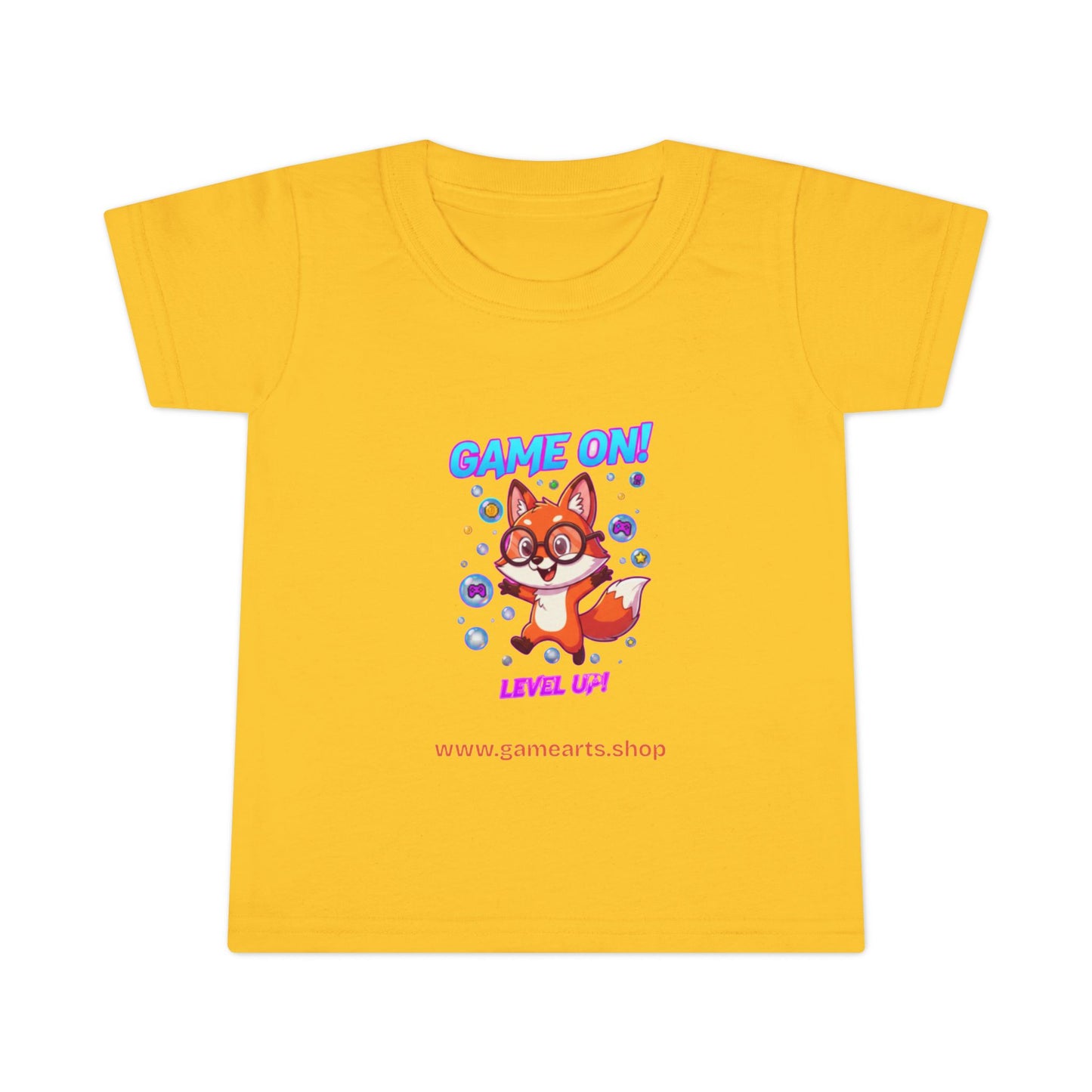 Bubble Fox Toddler Tee – Big Fun for Little Adventurers