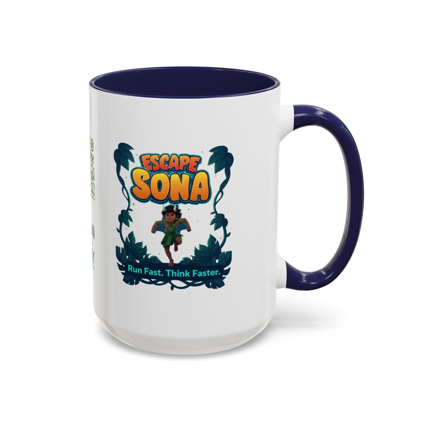 MahaSona Accent Mug – Sip in Style, Escape in Spirit - Whimsical Gift , Fun Drinkware, Perfect for Birthdays, Holidays, Office Decor