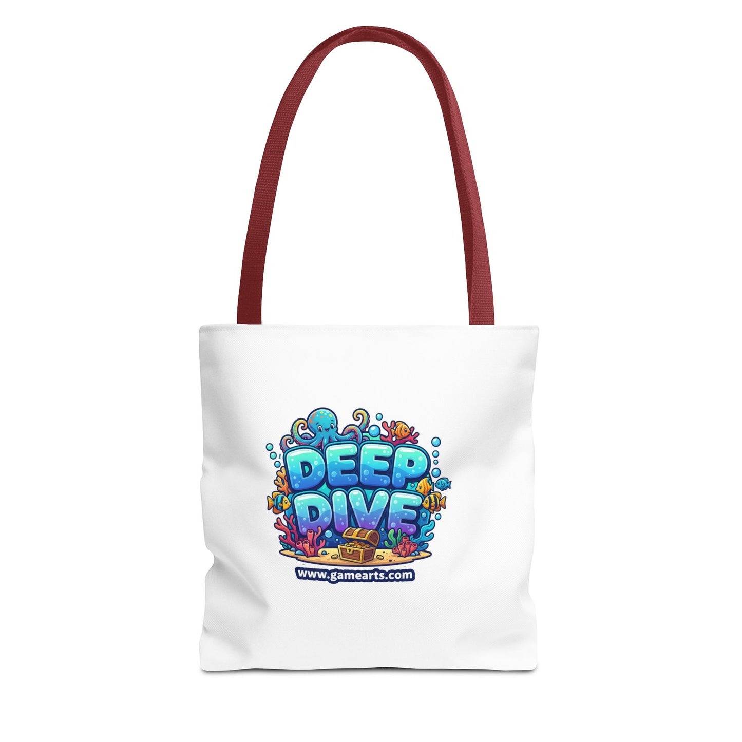 Deep Dive Tote Bag, Fun Shopping Bag, Gift for Gamers, Eco-Friendly Tote, Beach Tote, Travel Accessory