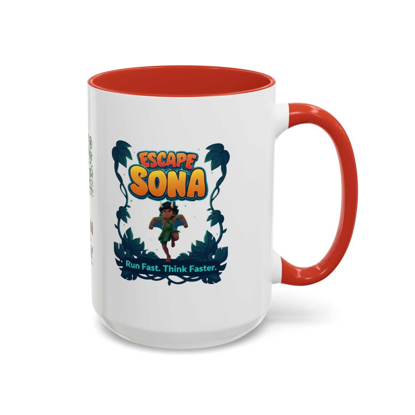 MahaSona Accent Mug – Sip in Style, Escape in Spirit - Whimsical Gift , Fun Drinkware, Perfect for Birthdays, Holidays, Office Decor