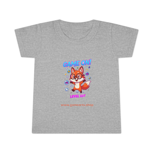 Bubble Fox Toddler Tee – Big Fun for Little Adventurers