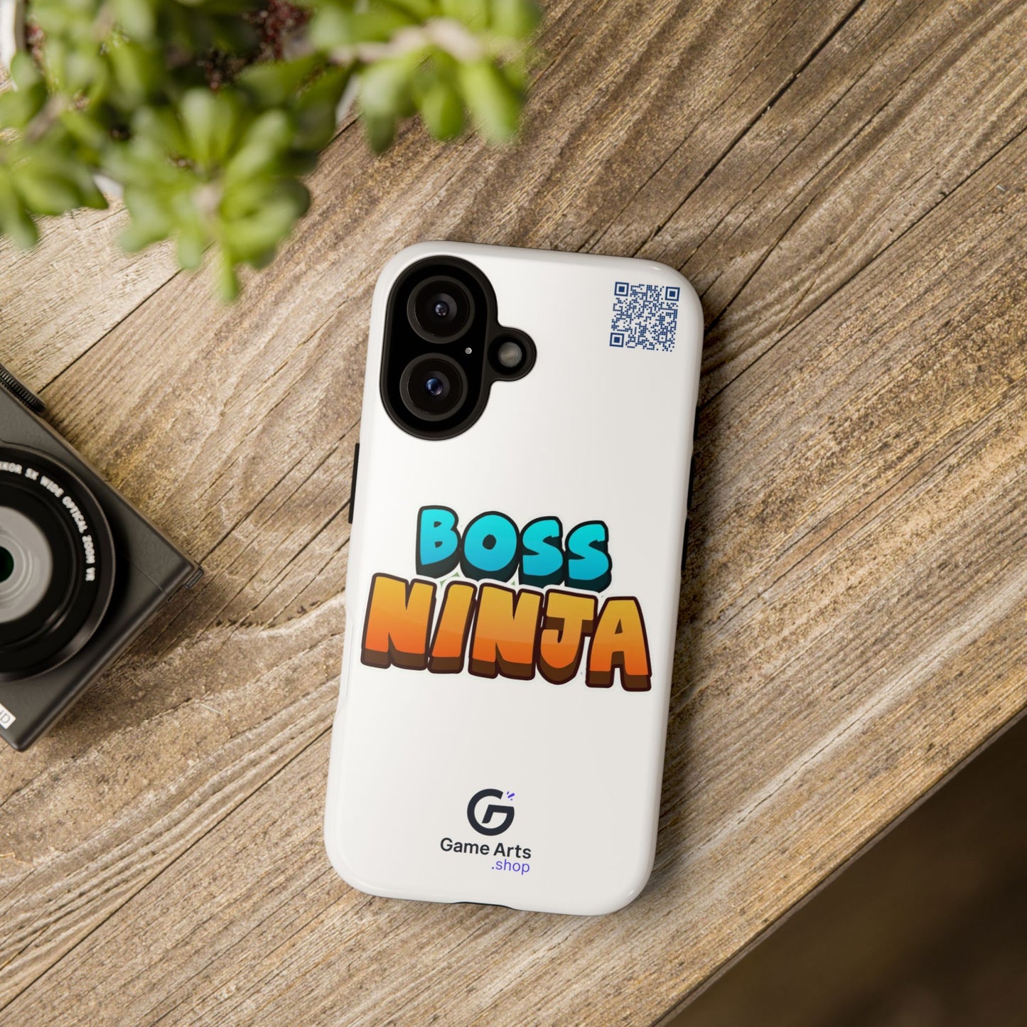 Boss Ninja Phone Case - Tough and Stylish Cover, Gamer Gift, Cool Phone Accessory, Fun Design, Unique Tech Protection