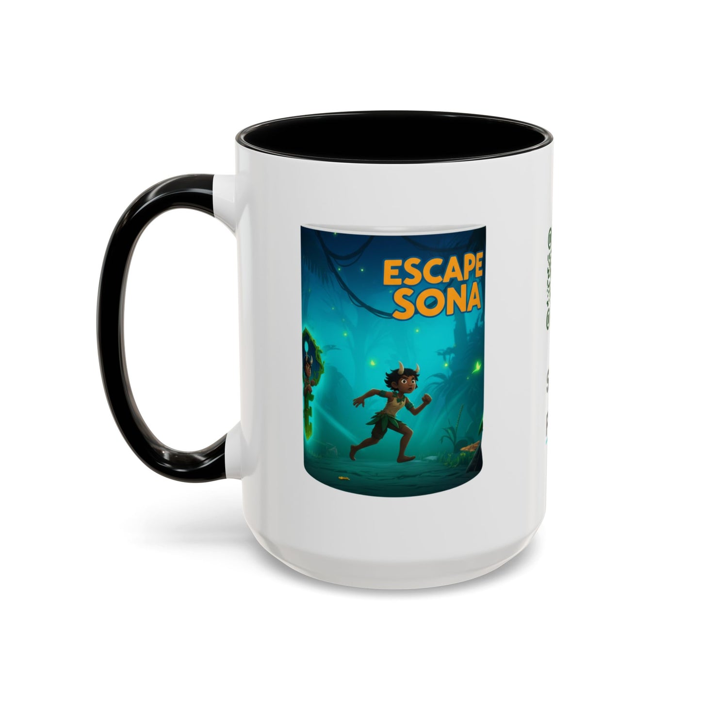MahaSona Accent Mug – Sip in Style, Escape in Spirit - Whimsical Gift , Fun Drinkware, Perfect for Birthdays, Holidays, Office Decor