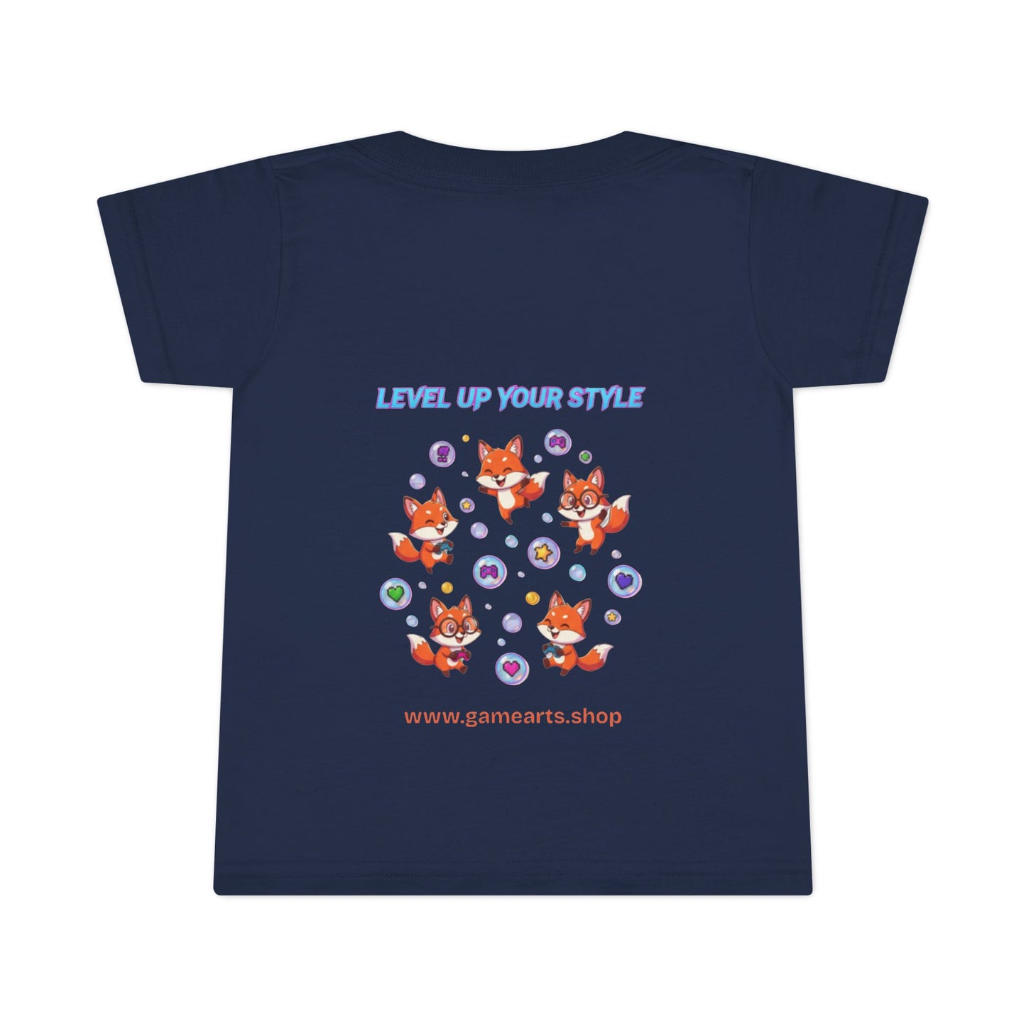 Bubble Fox Toddler Tee – Big Fun for Little Adventurers