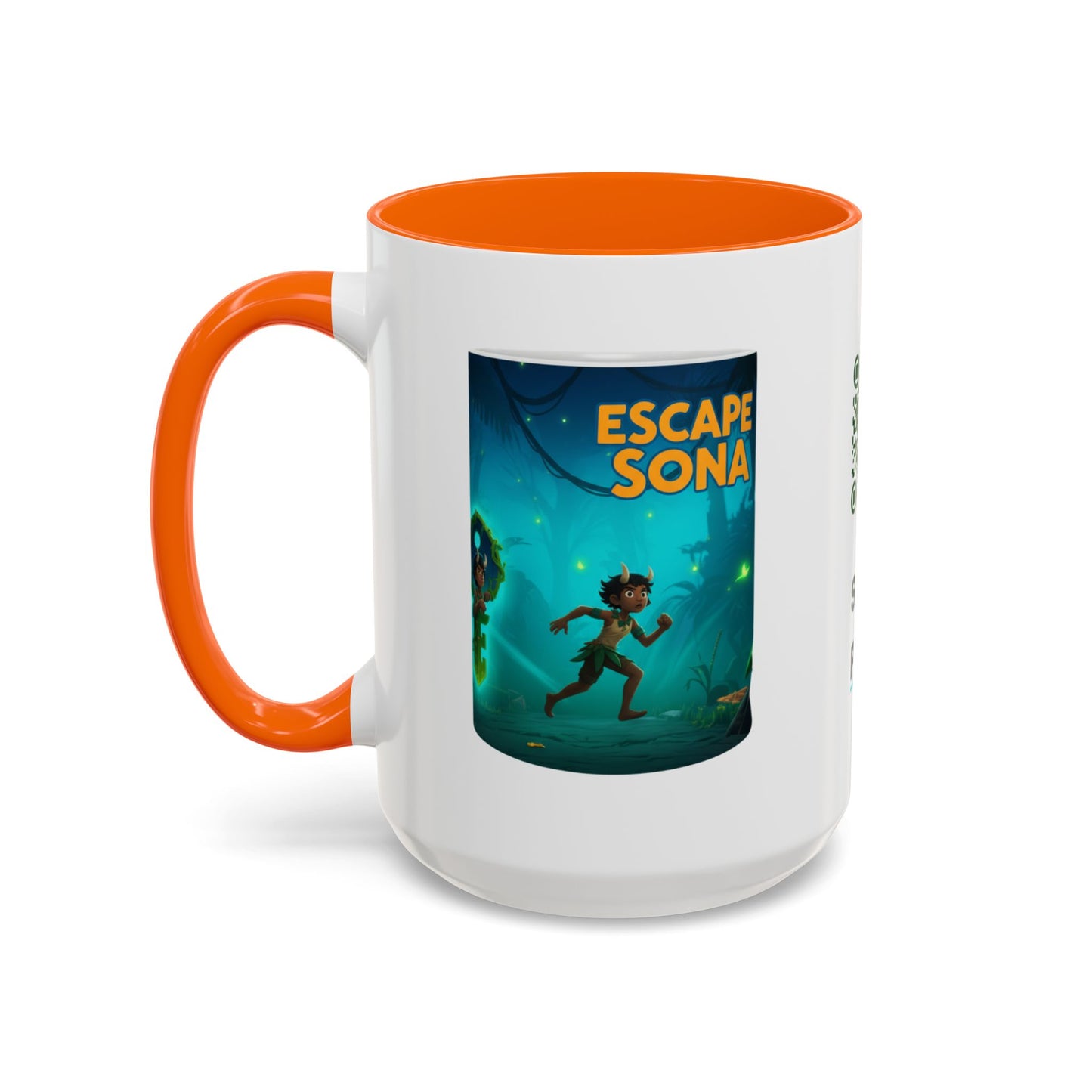 MahaSona Accent Mug – Sip in Style, Escape in Spirit - Whimsical Gift , Fun Drinkware, Perfect for Birthdays, Holidays, Office Decor