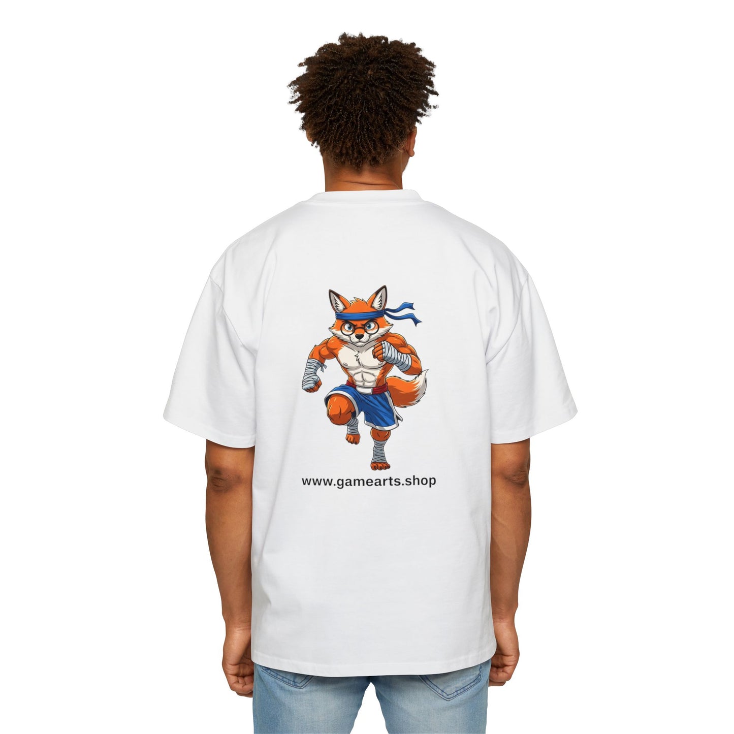 “Bubble Fox: Motion Art Oversized Tee Featuring Playful Fox Design, Casual Tee, Gift for Him, Unique Graphic T-Shirt, Streetwear Essentials, [...]