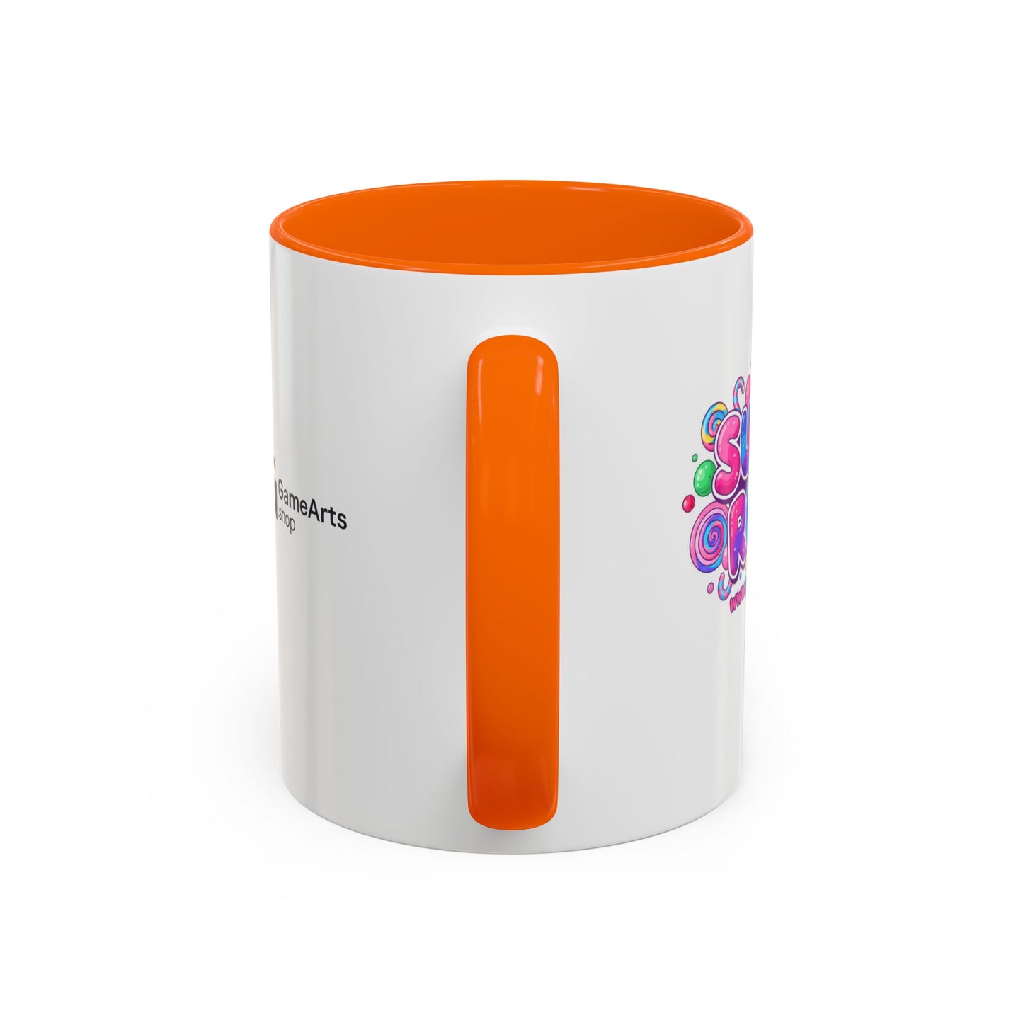 Colorful Sugar Rush Accent Coffee Mug - Fun Gift for Coffee Lovers, Holiday Cheer, Vibrant Drinkware, Party Favor
