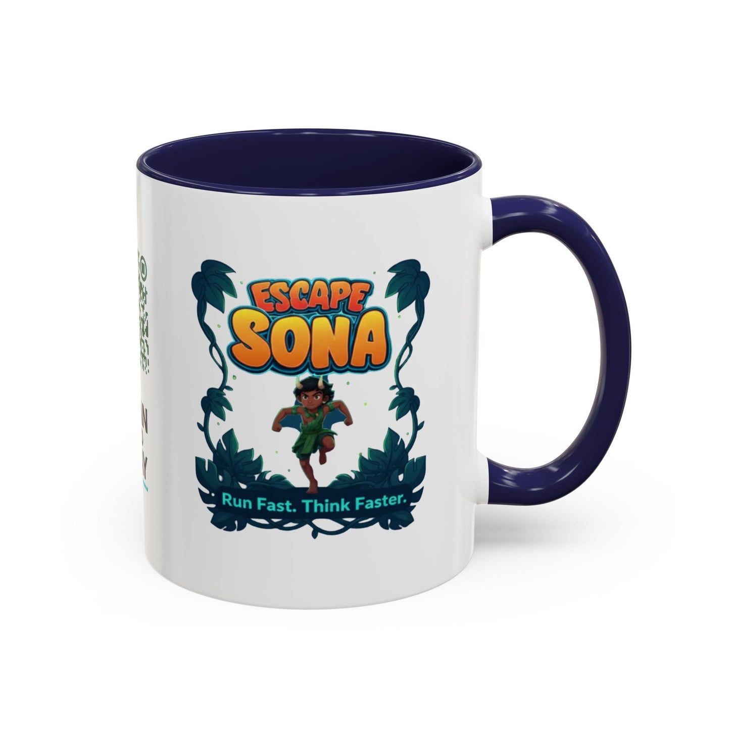 MahaSona Accent Mug – Sip in Style, Escape in Spirit - Whimsical Gift , Fun Drinkware, Perfect for Birthdays, Holidays, Office Decor