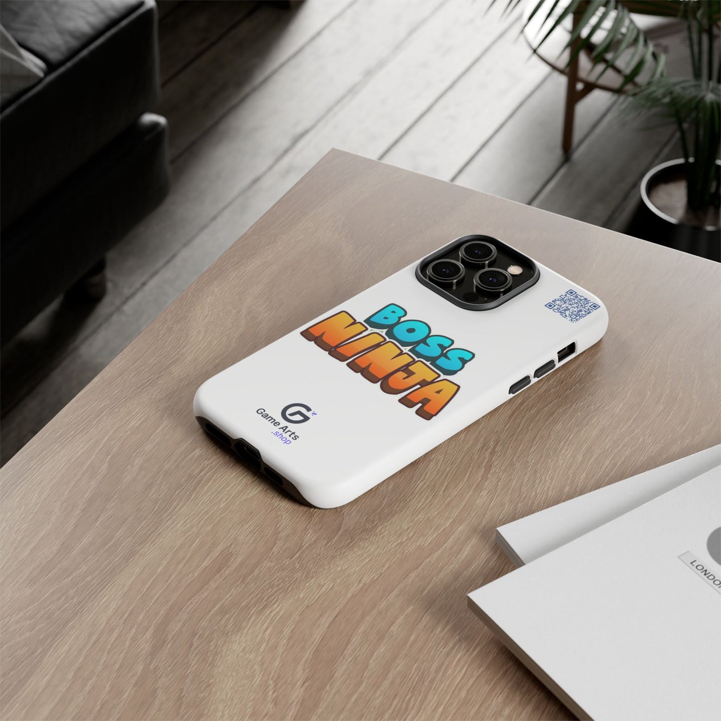 Boss Ninja Phone Case - Tough and Stylish Cover, Gamer Gift, Cool Phone Accessory, Fun Design, Unique Tech Protection