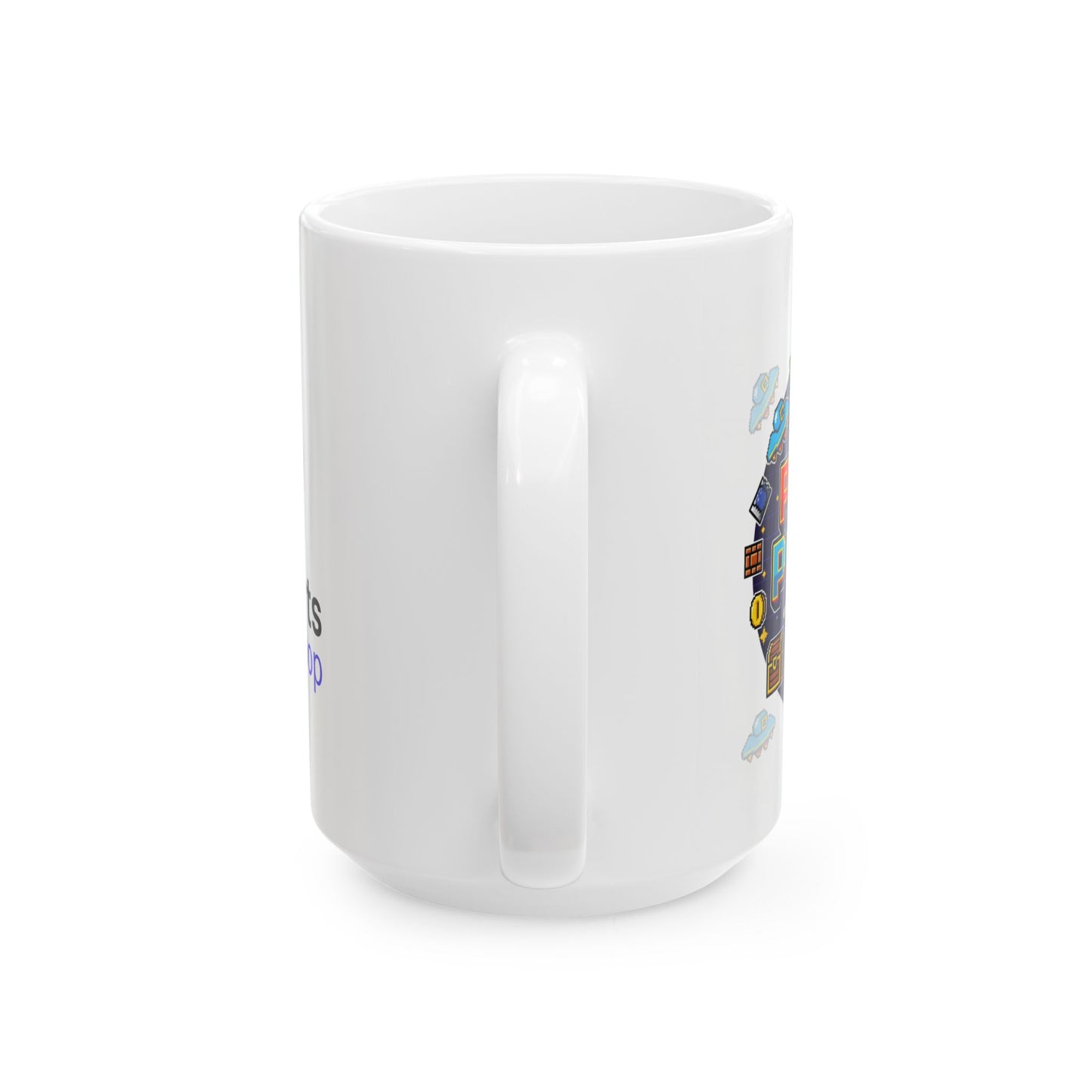 Colorful Gamer Mug - Perfect Gift for Gamers, Coffee Lovers, Video Game Enthusiasts, Unique Collectible, Game Night Essential
