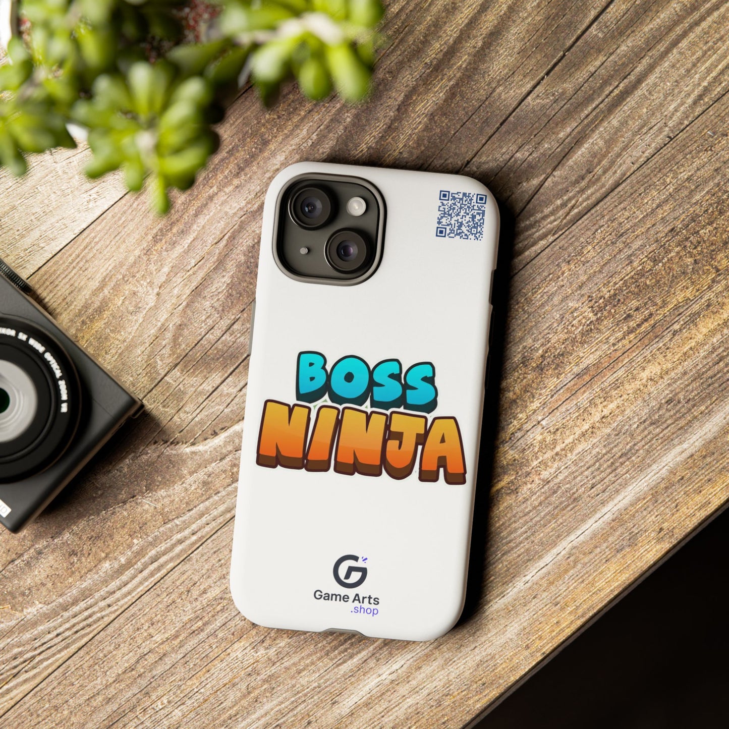 Boss Ninja Phone Case - Tough and Stylish Cover, Gamer Gift, Cool Phone Accessory, Fun Design, Unique Tech Protection