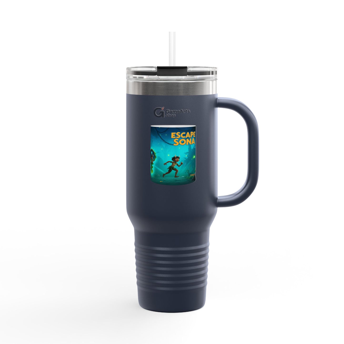 Escape to Adventure Insulated Travel Mug, 40oz | Ideal for Outdoor Enthusiasts, Gifts for Travelers, Motivational Coffee Cup, [...]