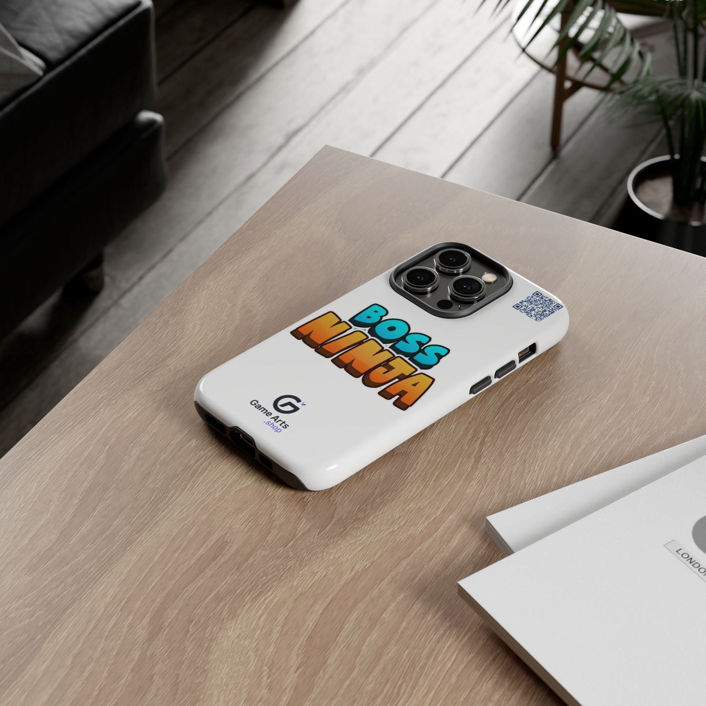 Boss Ninja Phone Case - Tough and Stylish Cover, Gamer Gift, Cool Phone Accessory, Fun Design, Unique Tech Protection