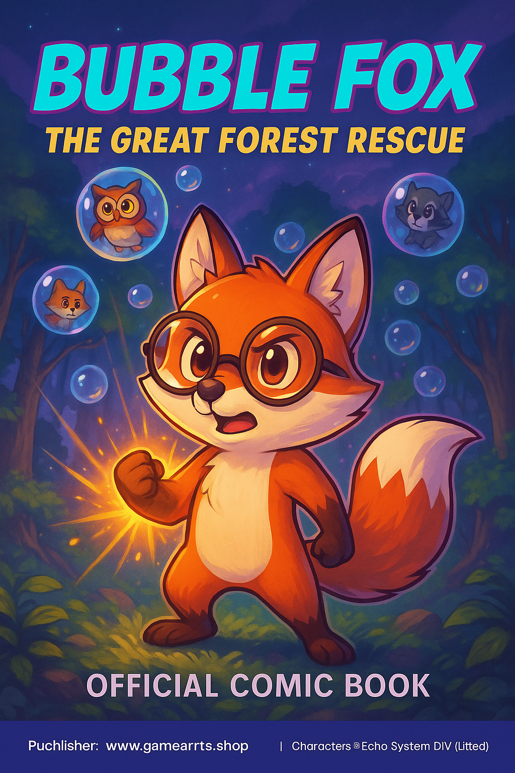 Bubble Fox: The Great Forest Rescue (Official Comic Book)
